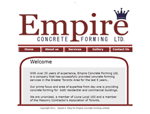 Tablet Screenshot of empireforming.com